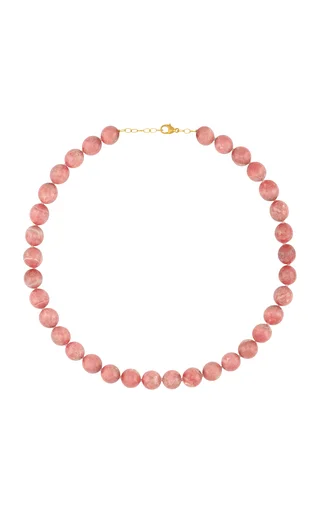 Oracle Rhodochrosite Crystal Sphere Necklace