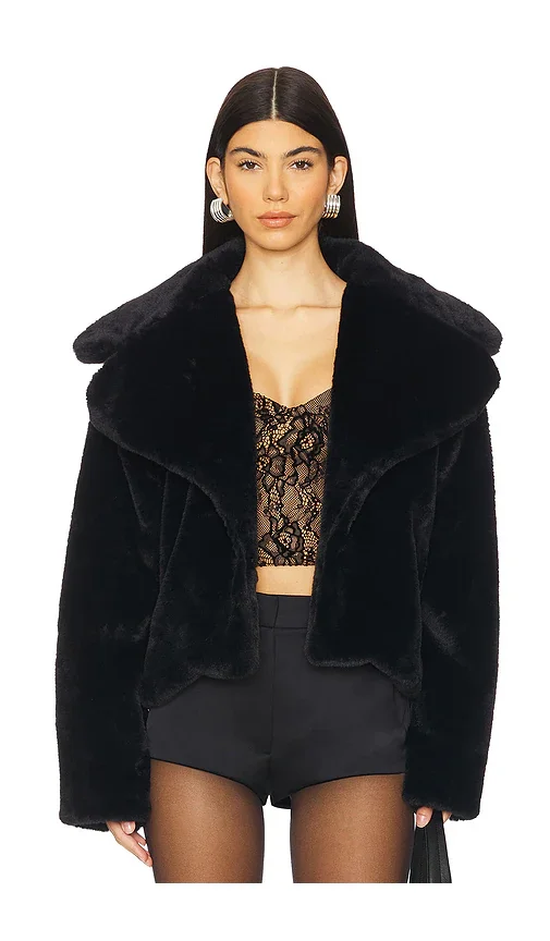 Willow Faux Fur Coat superdown