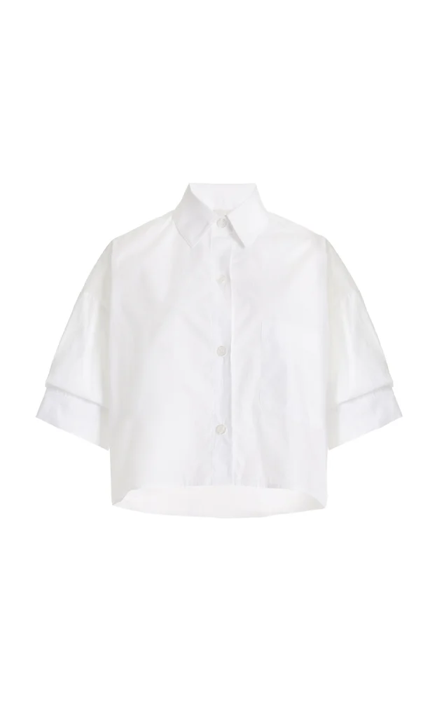 Next Ex Cropped Cotton Shirt