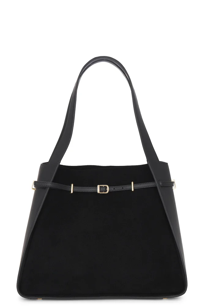 Cleo Suede Tote Bag