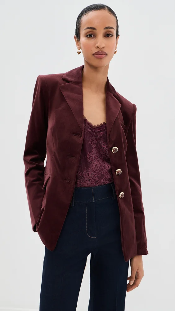 Raelynn Velvet Dickey Jacket