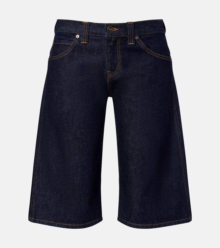 Kinga denim Bermuda shorts