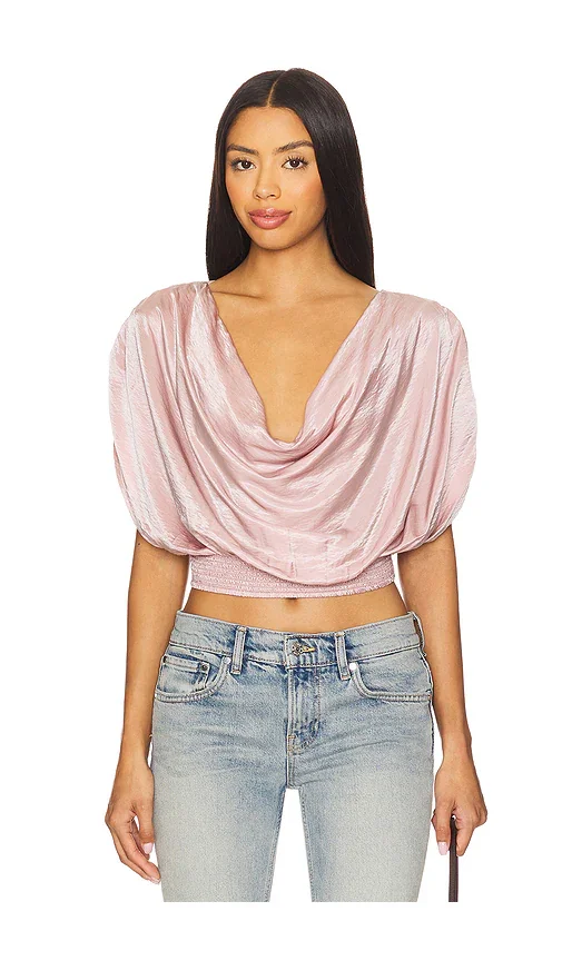 x REVOLVE Cowl Cape Top Free People