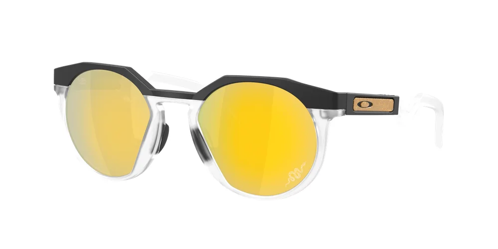 OO9242A HSTN (Low Bridge Fit) Lunar New Year Collection Matte Black/Matte Clear - Unisex Sunglasses, Prizm 24K Lens