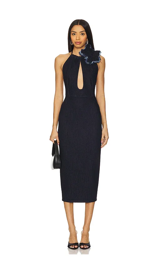 Olivia Denim Midi Dress