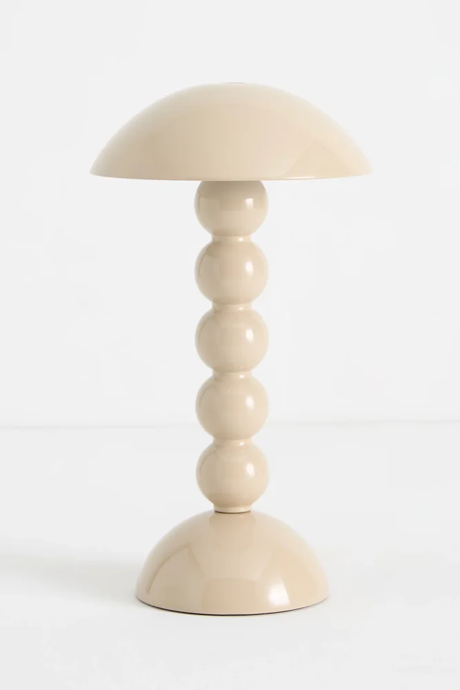 Bobbin Lacquered LED Cordless Rechargeable Table Lamp