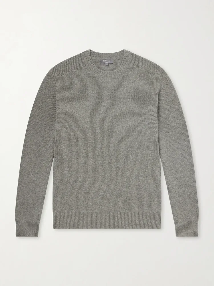 Raglan Organic Cashmere Knitwear Sweatshirt