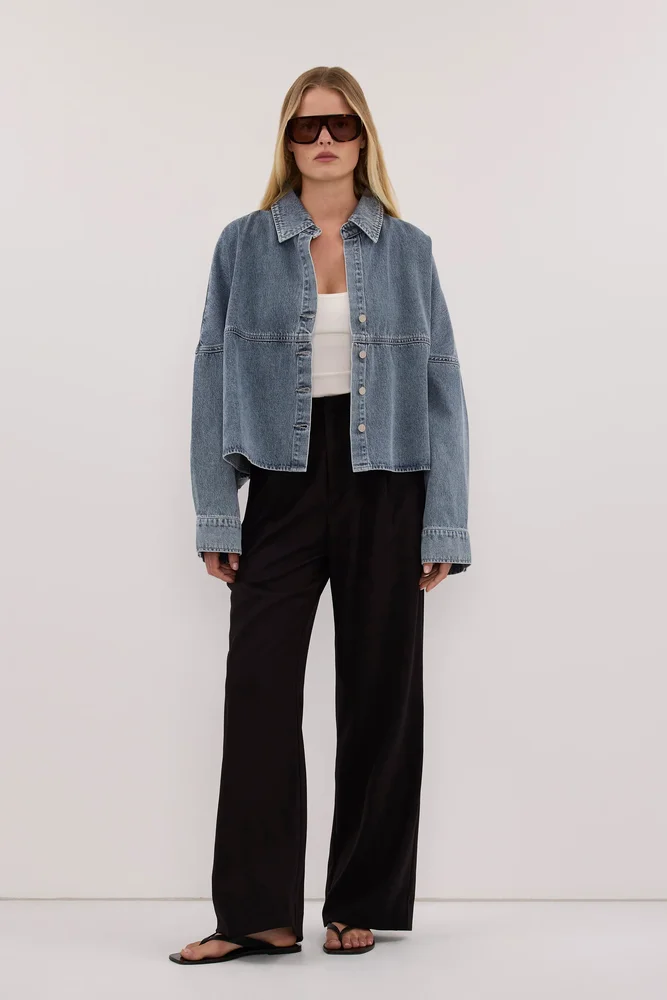 BROOKE CLASSIC BLUE DENIM SHIRT