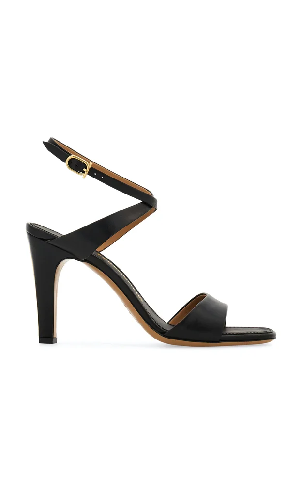 Teresy Leather Crossover Pumps