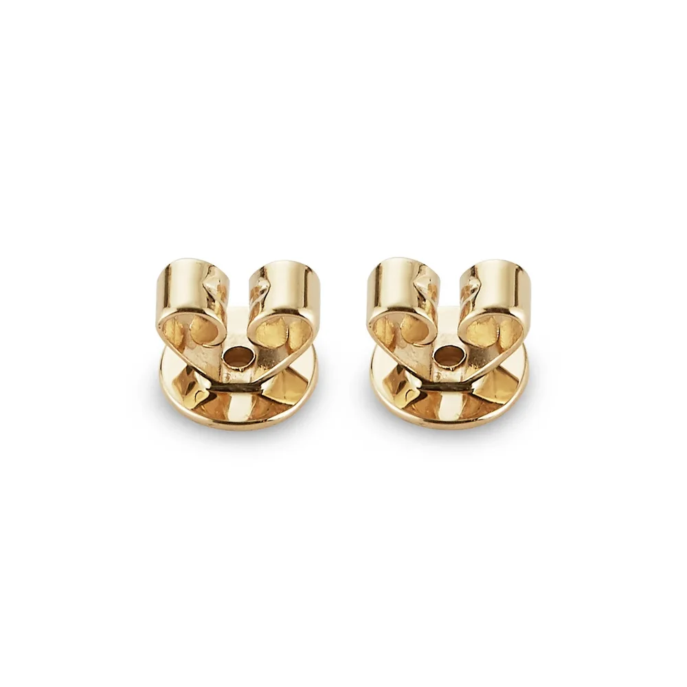 5mm 14k Gold Earring Backs