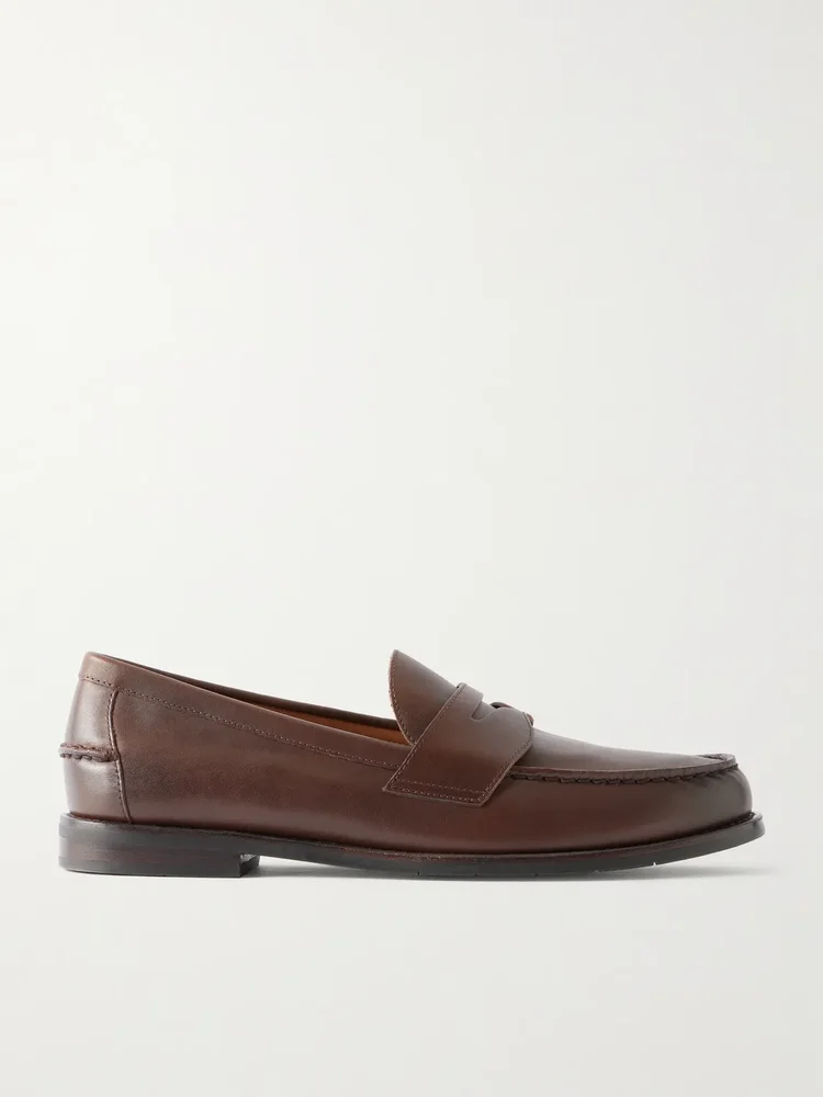 Alston Leather Penny Loafers