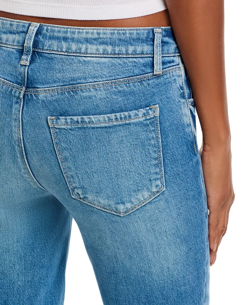 Sneeki Low Rise Straight Sneaker Jeans in Kona