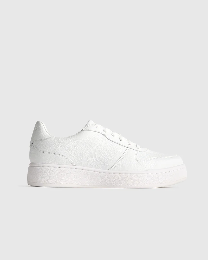 Full-Grain Leather Comfort Court Sneaker