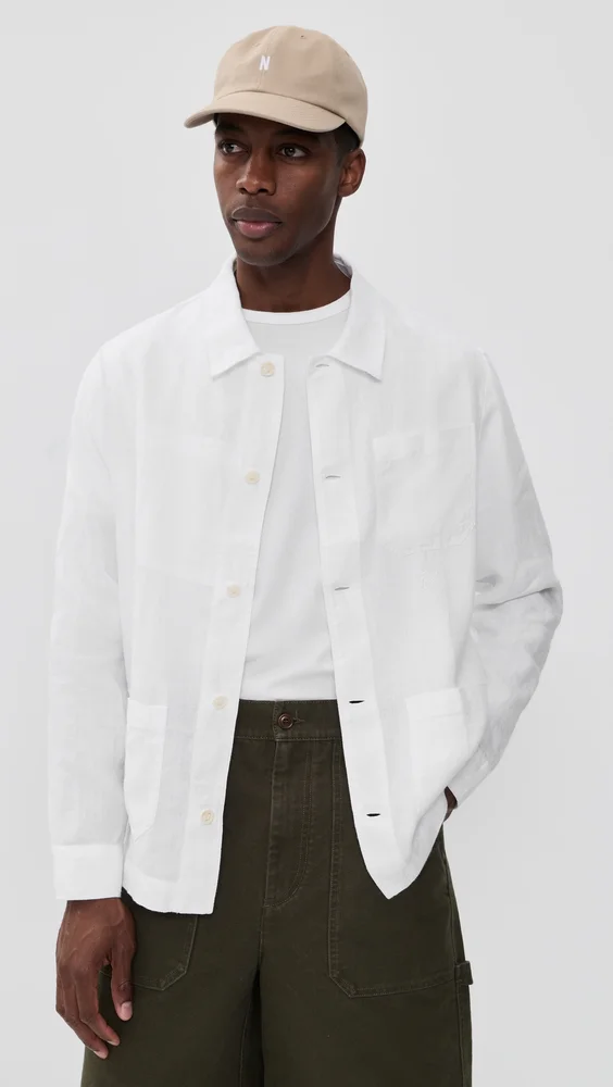 Corentin Linen Solid Overshirt