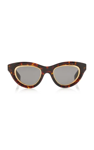 Cat-Eye Acetate Sunglasses