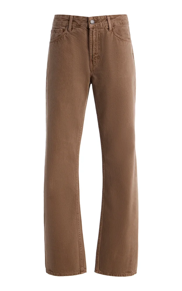 Adina Low-Rise Straight-Leg Jeans