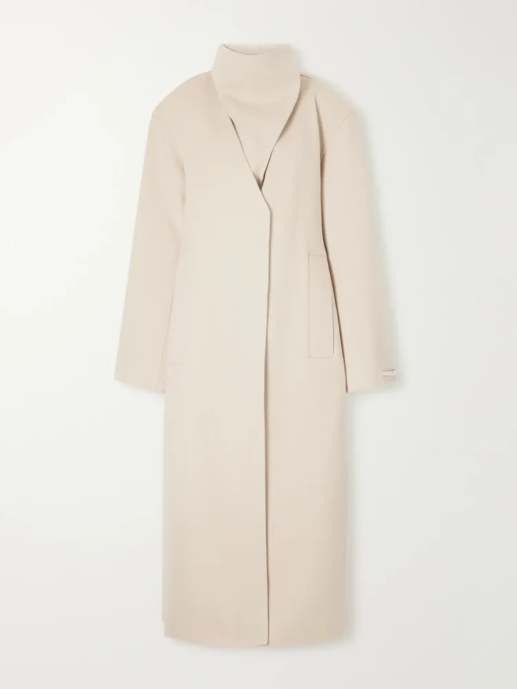 Spassenso high-neck wool coat