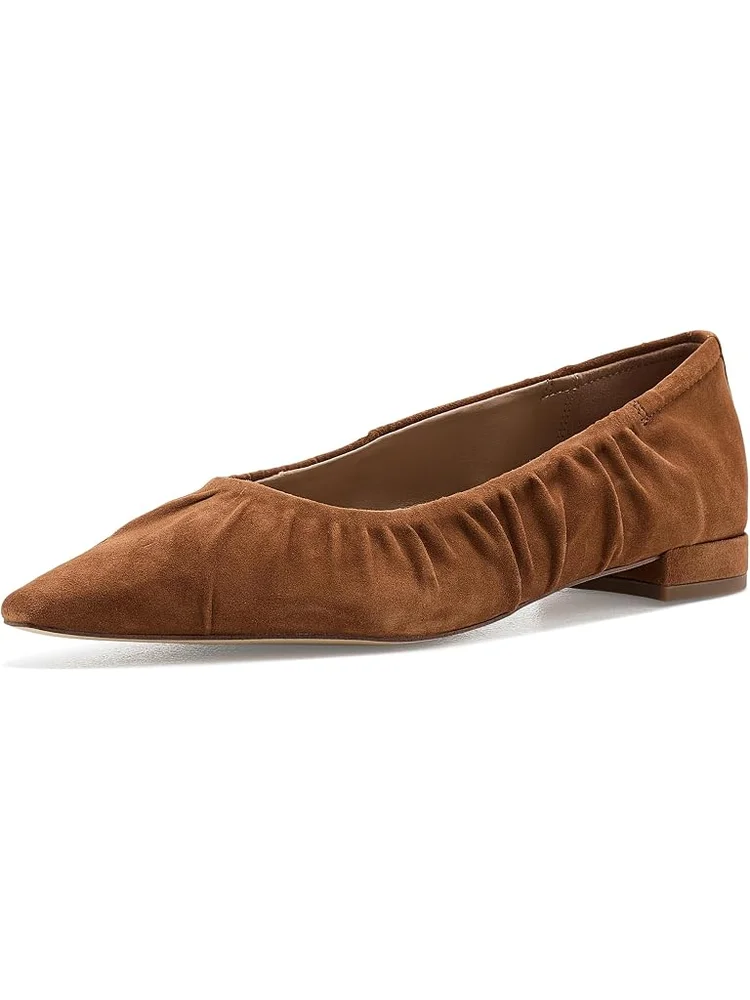 Essex Ballet Flat in Honey Bourbon