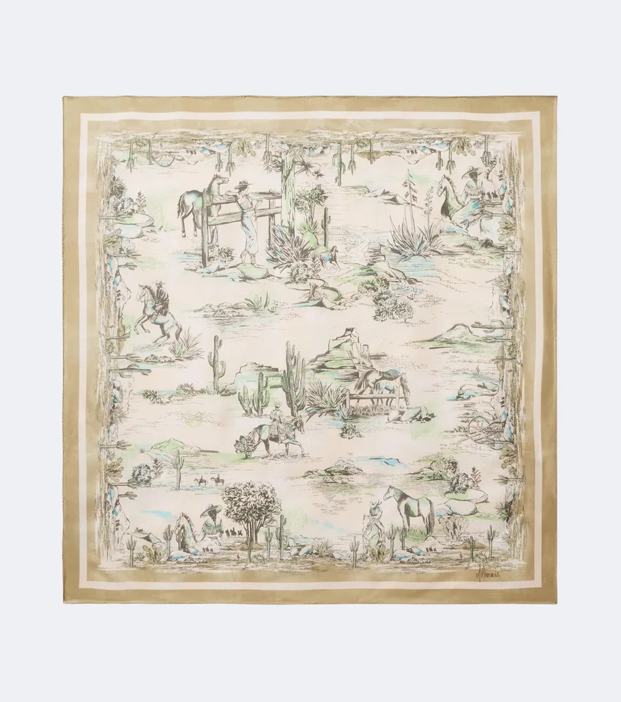 Scout Printed Silk Scarf