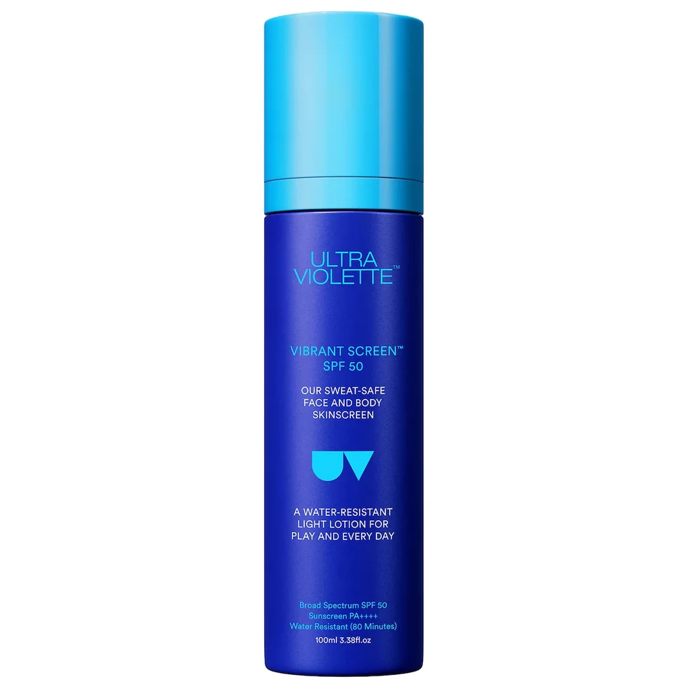 Vibrant Screen SPF 50 Water Resistant Face and Body Sunscreen