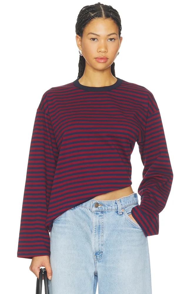 Reena Long Sleeve Oversized Tee