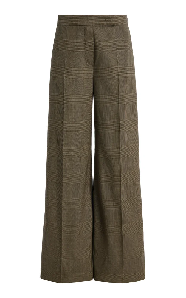 Long Wool Trousers