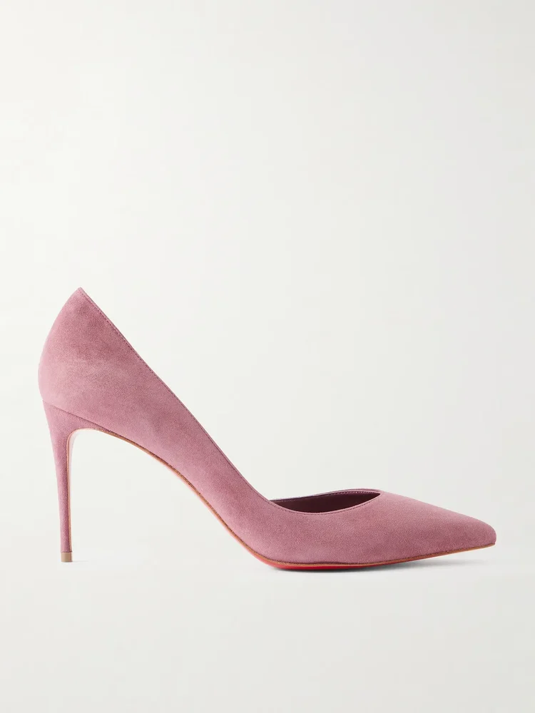 Iriza 85 suede pumps