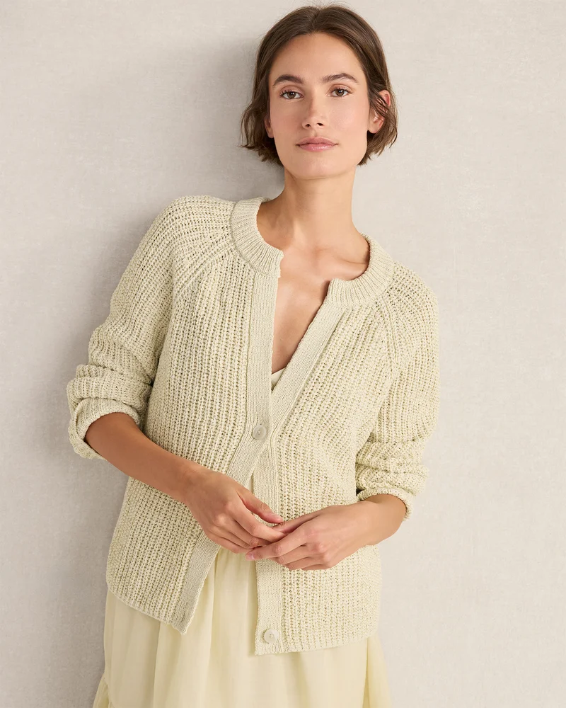 Havenwellwithin Cotton Tape Yarn V Top