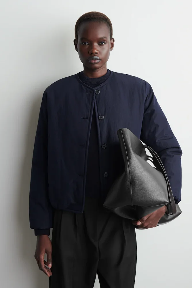 cos.com PADDED COTTON LINER JACKET