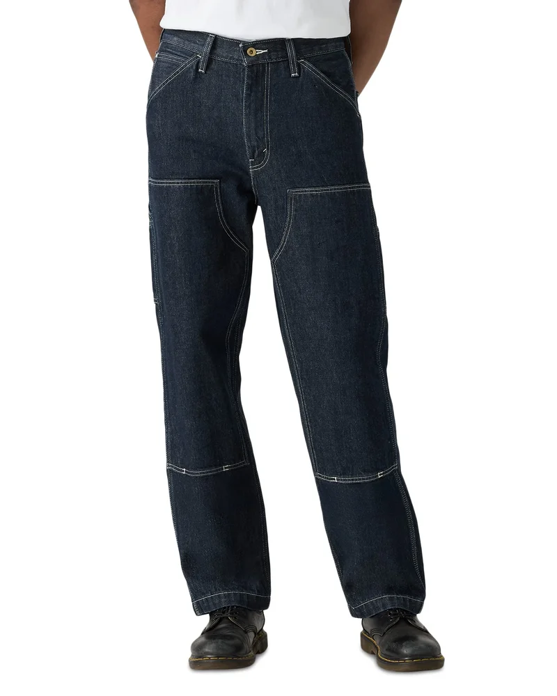 568 Loose Straight Fit Double Knee Jeans in Morning Classical
