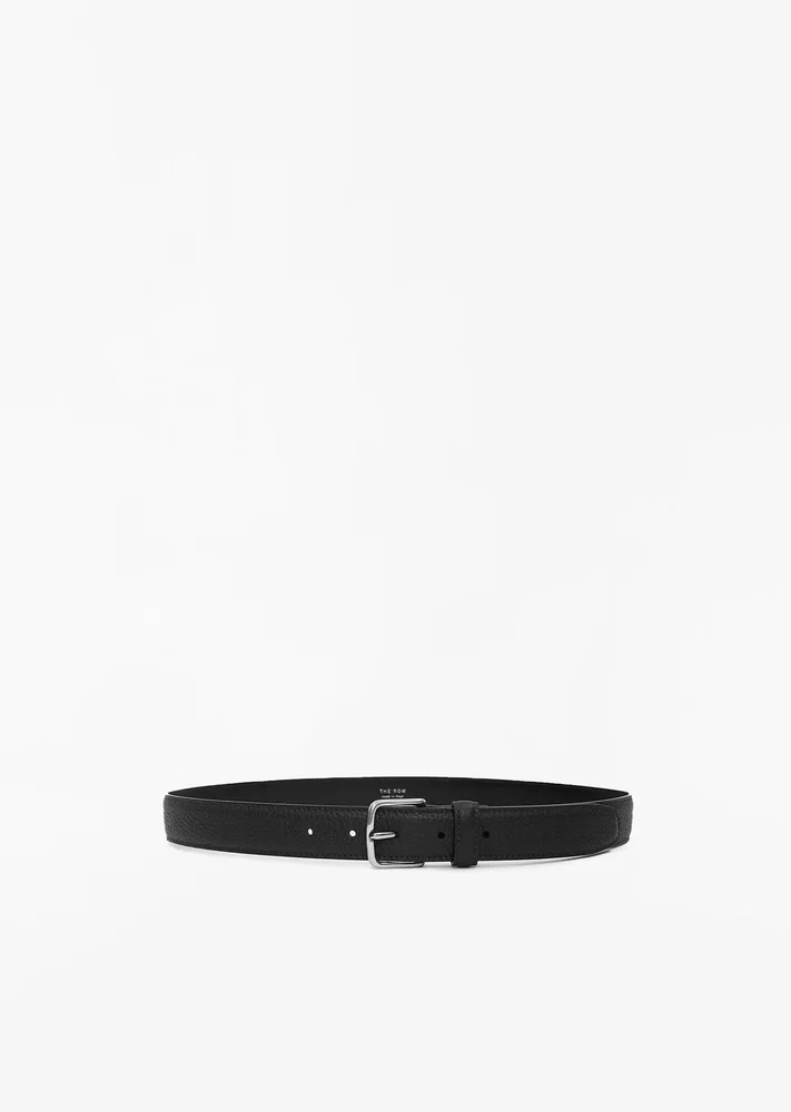 Classic Leather Belt — Black