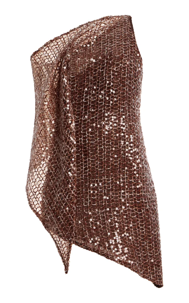 Exclusive Velma Crochet Sequin Dress