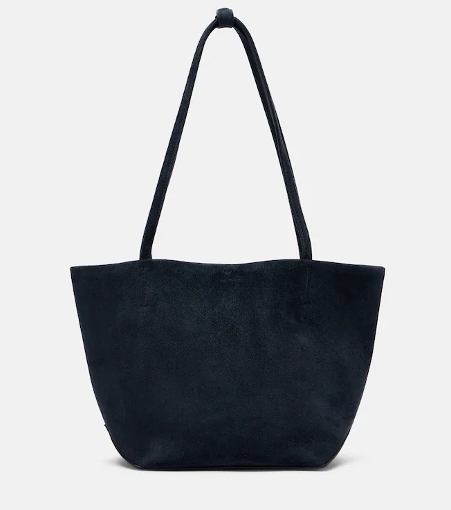 Park Edge Medium suede tote bag