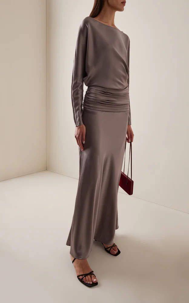 Freda Silk-Blend Maxi Dress