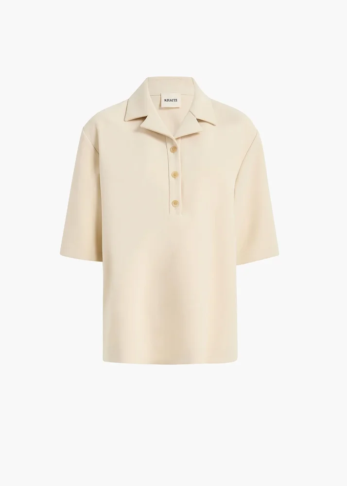 Loucin Top in Ivory Glow