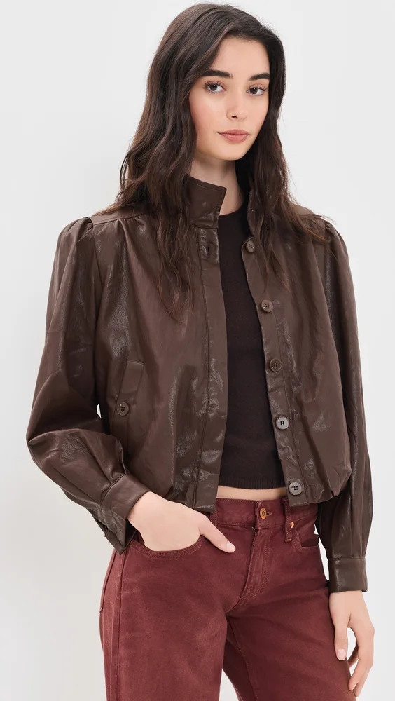 Estero Faux Leather Jacket