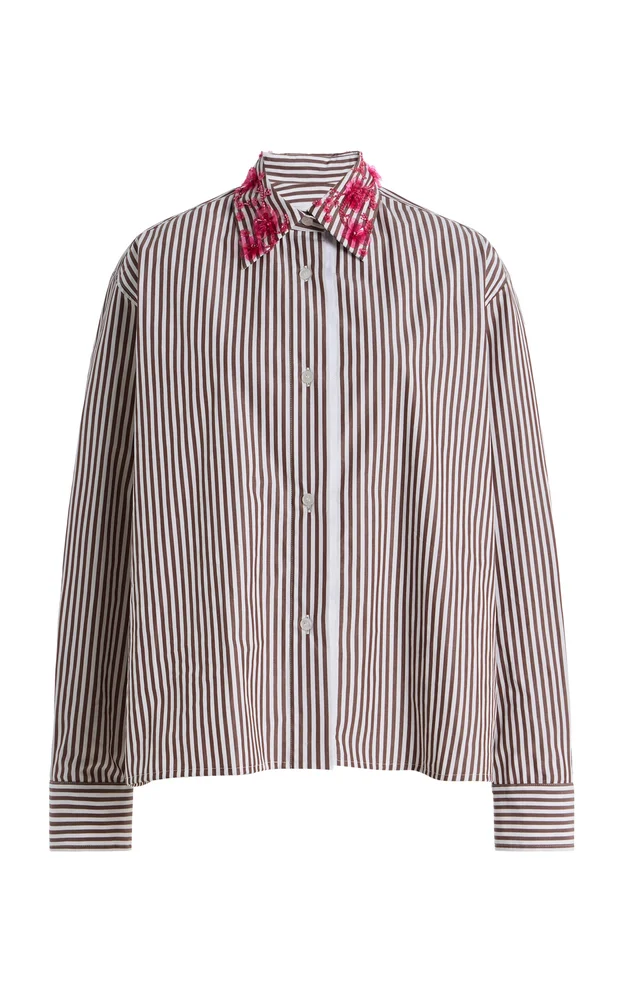 Exclusive La Isla Classic Cotton-Poplin Shirt