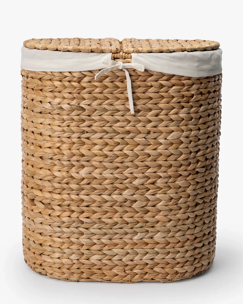 Evelyn Seagrass Laundry Hamper