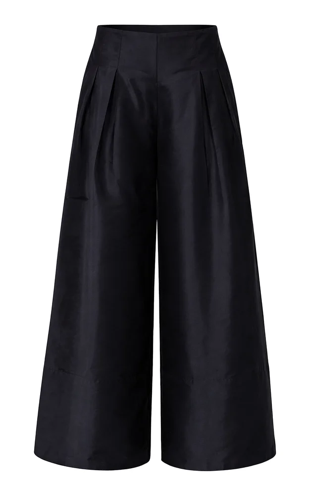 Techno Taffeta Ultra Wide-Leg Trousers