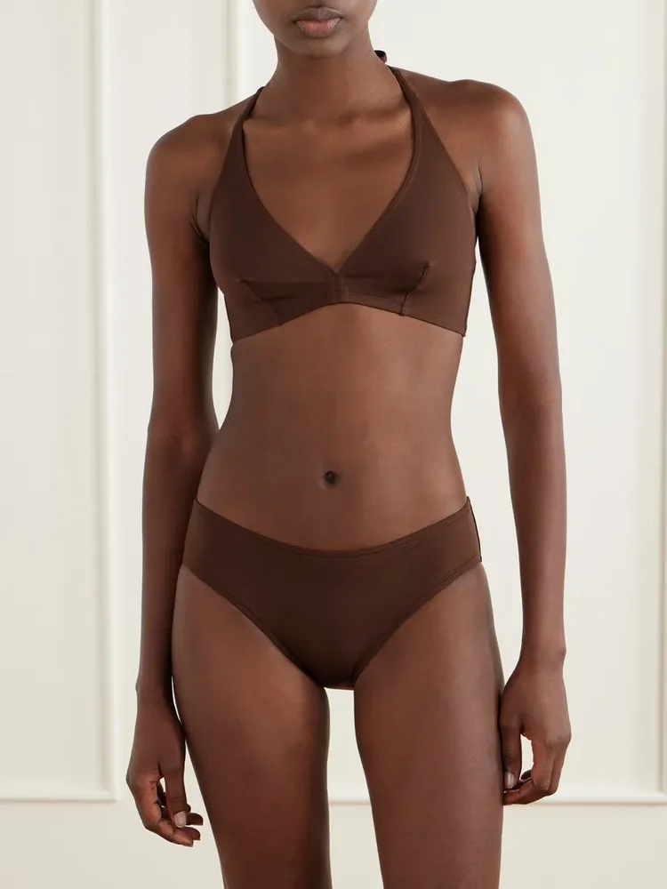 Les Essentiels Gang triangle bikini top