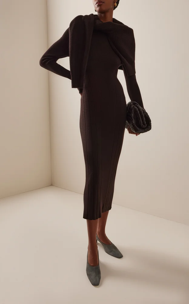 Ribbed Wool Dress