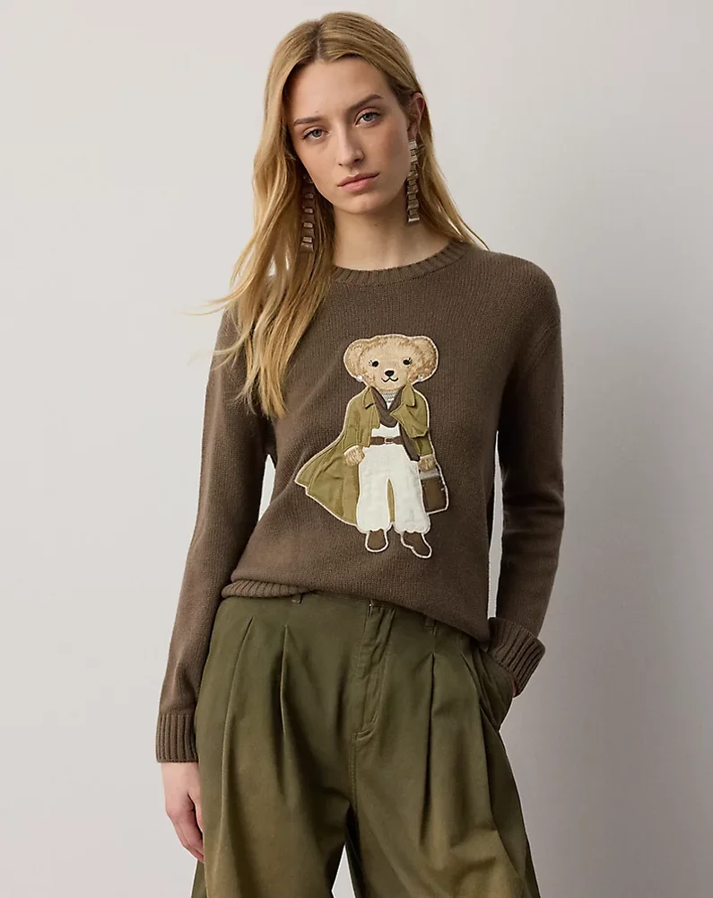 Pre-Fall Polo Bear Cashmere Sweater