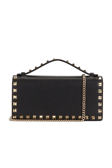 Rockstud Wallet With Strap