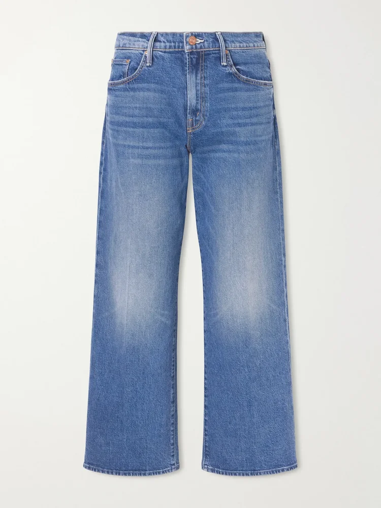 The Mid Rise Maven Flood wide-leg jeans