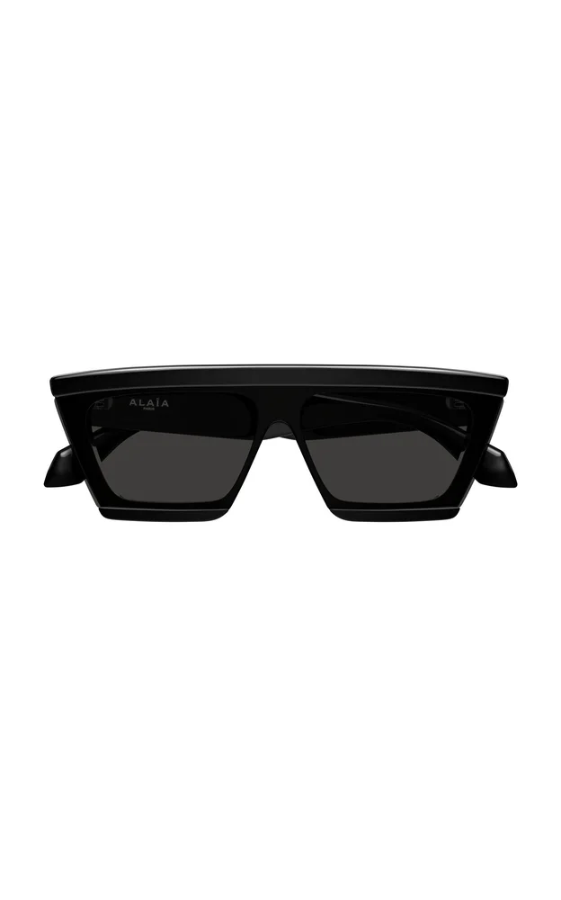 Mask-Frame Acetate Sunglasses