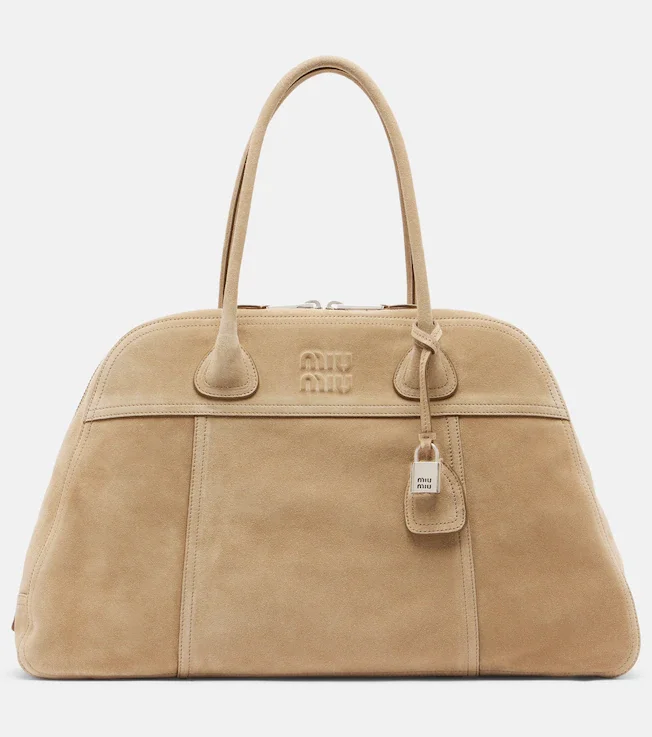 Vivant Large suede bowling bag