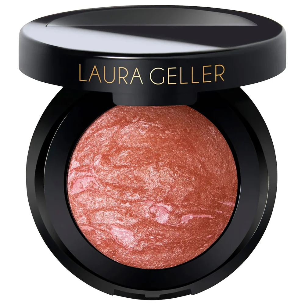 Blush and Brighten Marbleized Baked Powder Blush in Pink Grapefruit