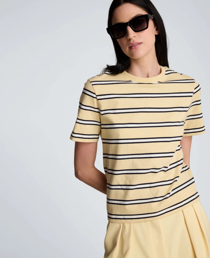 Crewneck Stripe Tee