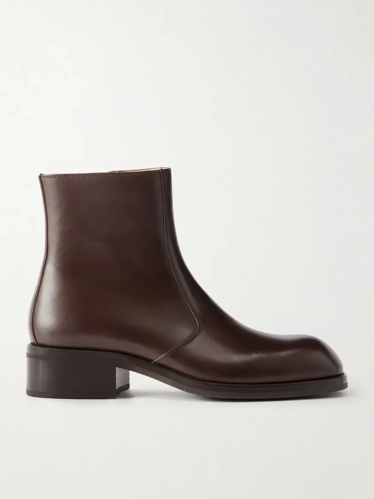 leather ankle boots