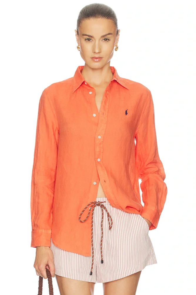Barcelona Tunic - Meyer Crinkle Linen
